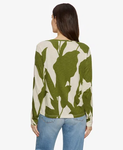 Sanctuary Women's Perfect Notch Long-sleeve Top In Green