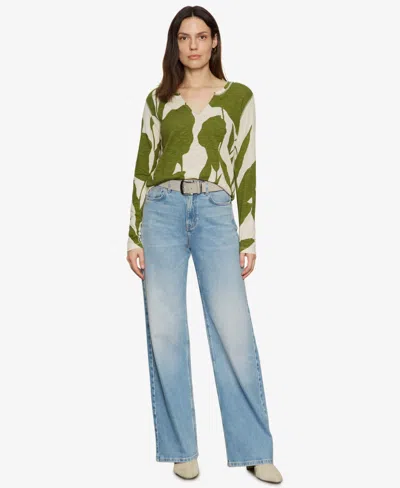 Sanctuary Women's Perfect Notch Long-sleeve Top In Green