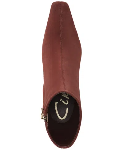 Circus Ny By Sam Edelman Women's Laura Snip-toe Dress Booties In Brown