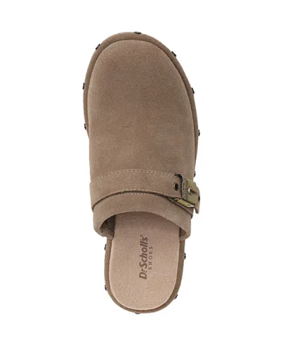 Dr. Scholl's Women's Original Flex Clog Round Toe Shoes In Brown