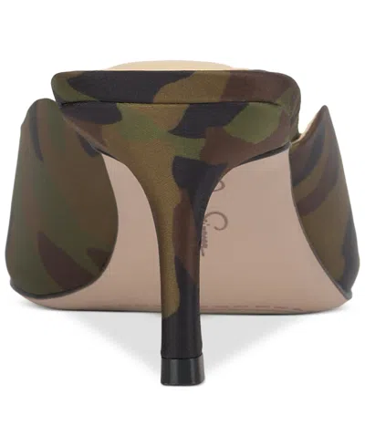 Jessica Simpson Women's Belvaen Mid-heel Mule Pumps In Green