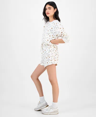 Love Tribe Juniors' Snoopy Halloween Long-sleeve Lounge Shirt