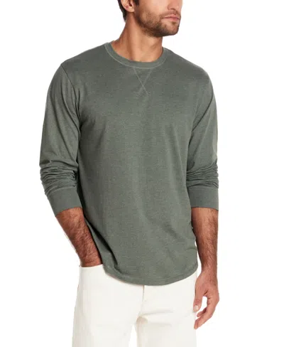 Weatherproof Vintage Men's Brushed Long Sleeve Crewneck T-shirt In Green