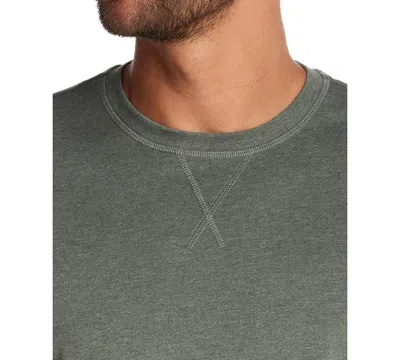 Weatherproof Vintage Men's Brushed Long Sleeve Crewneck T-shirt In Green