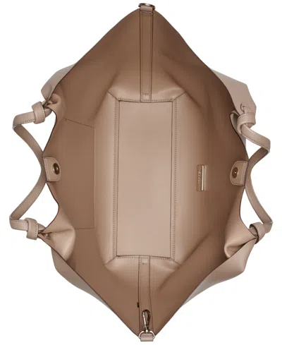 Dkny Paula Commuter Medium Sleek Tote In Brown