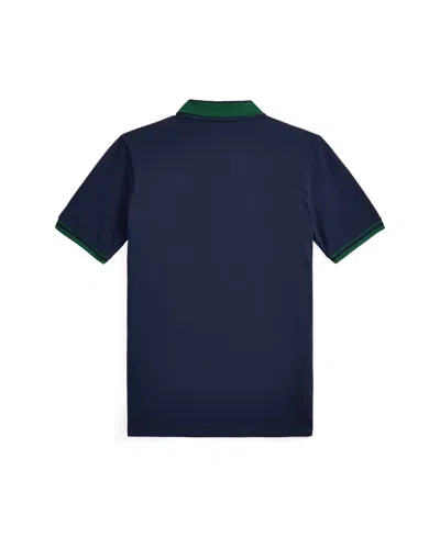 Polo Ralph Lauren Polo Bear Cotton Polo Shirt In Blue