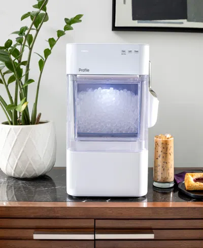 Ge Appliances Profile Opal 2.0 Ultra Nugget Ice Maker In White