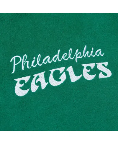 Mitchell & Ness Mitchell Ness Men's And Women's Kelly Green Philadelphia Eagles Varsity Team Full-snap Jacket In Green