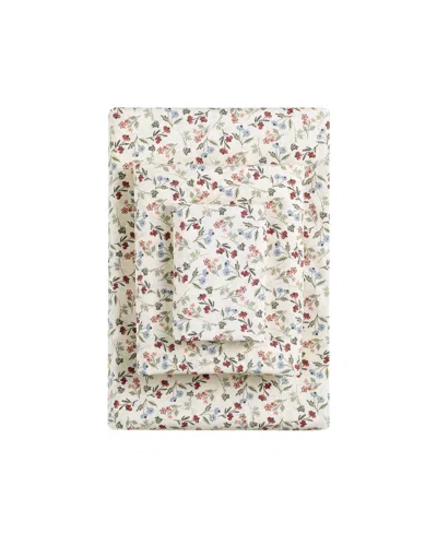 Sunham Microfiber Easy Care Printed 3-pc. Sheet Set, Twin