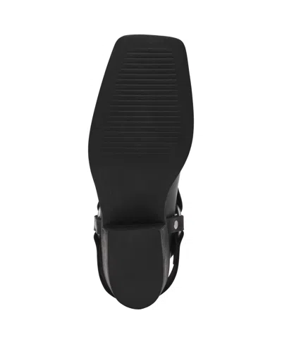 Dv Dolce Vita Women's Tanzy Wide Calf Tall Harness Moto Engineer Boots In Black