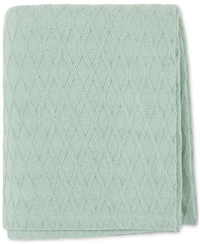 Ralph Lauren Classic Cotton Blanket, Twin In Multi