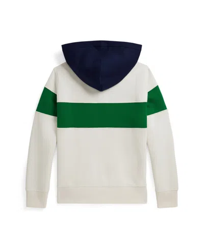 Polo Ralph Lauren Colorblocked Cotton-blend Jersey Hoodie