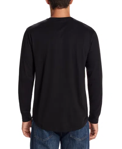 Weatherproof Vintage Brushed Jersey Crewneck Shirt In Black