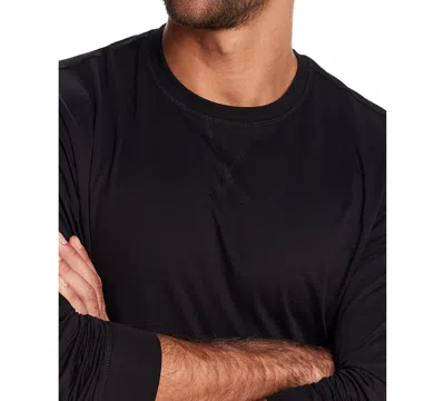 Weatherproof Vintage Brushed Jersey Crewneck Shirt In Black