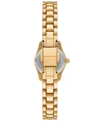 Michael Kors Petite Lexington Pavé Gold-tone Watch And Jewelry Gift Set In Gold
