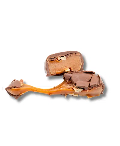 Bixby Chocolate Pecan Caramel Cutes Milk Chocolate, 18 Pieces In Transparent