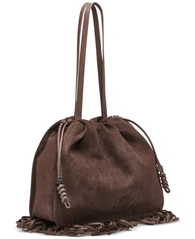 Dkny Halle Large Drawstring Tote Bag In Brown
