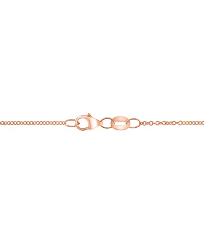 Effy Collection Effy Ruby (1-1/2 Ct. T.w.) & Diamond (1/4 Ct. T.w.) 18" Pendant Necklace In 14k Rose Gold In Red
