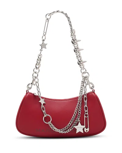Marc Jacobs The Star Charm Leather Shoulder Bag In Red