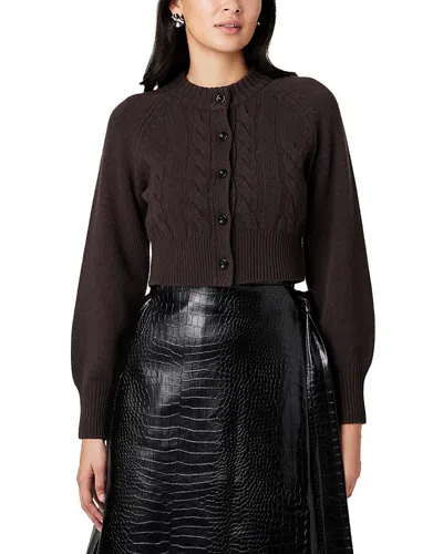 Toccin Fall Rita Cashmere Cardigan In Brown