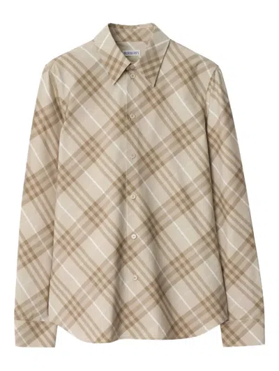 Burberry Hemd Mit Karomuster In Brown