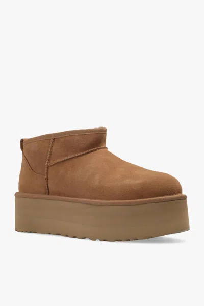 Ugg Classic Ultra Mini Sole Bold In Brown