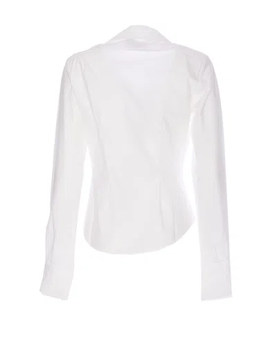 Vivienne Westwood Button Closure White Cotton Shirt