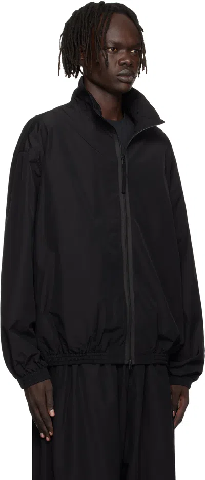 Acne Studios Black Logo Jacket In Black