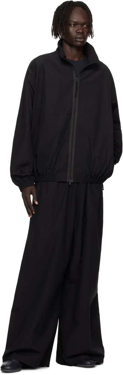 Acne Studios Black Logo Jacket In Black