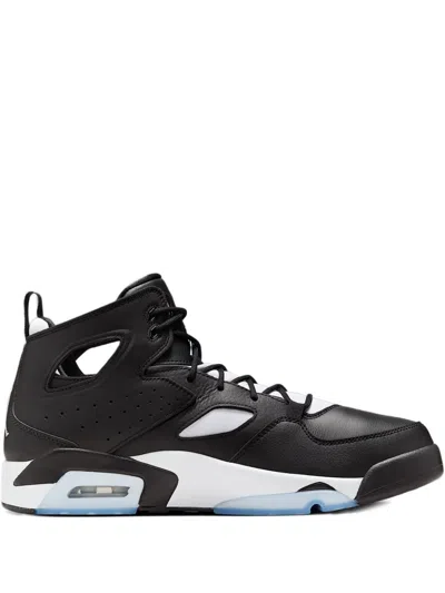 Jordan Flight Club "black/white" Sneakers In Black