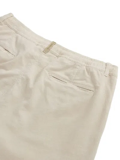 Woolrich Pleated Drawstring Trousers In Neutral