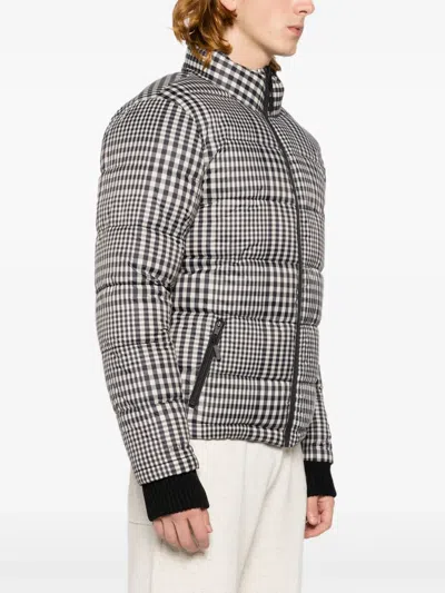 Osklen Checked Padded Jacket In Multi