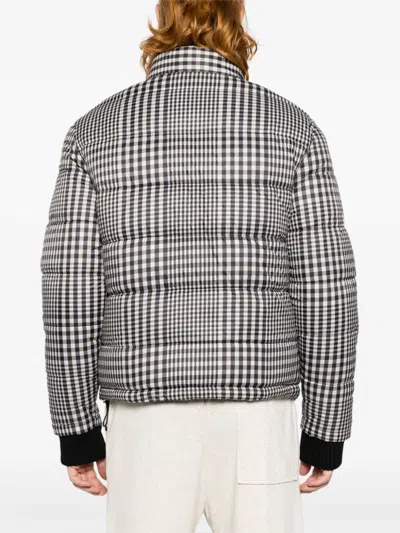 Osklen Checked Padded Jacket In Multi