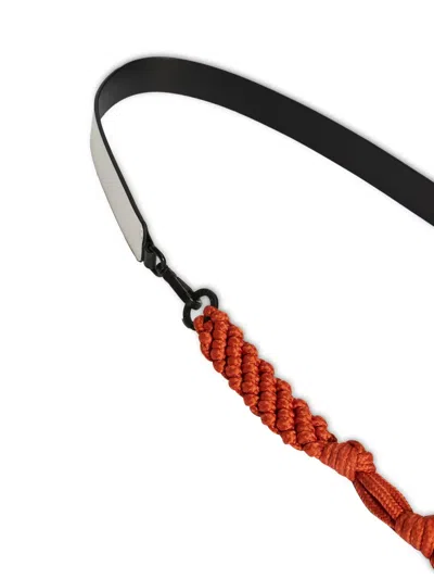 Osklen Leather Strap In Black