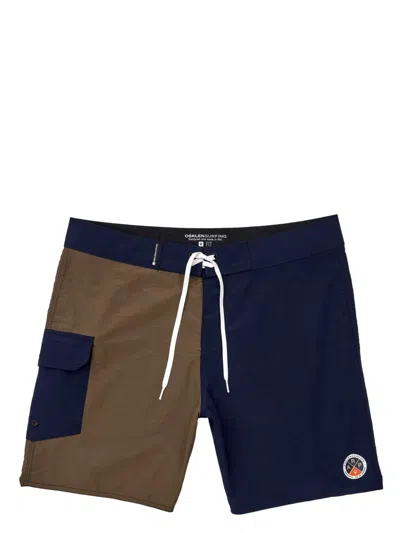Osklen Duo Color Swim Shorts In Multi