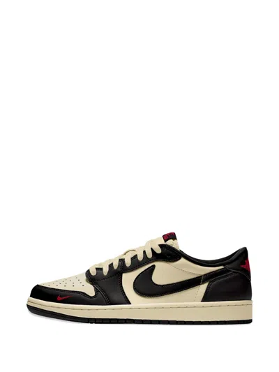 Jordan Air  1 "black/varsity Red" Sneakers In Black