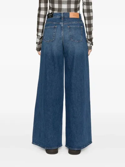 7 For All Mankind 7 For All Man Kind Blue Five-pocket Styling Button Fly In Blue