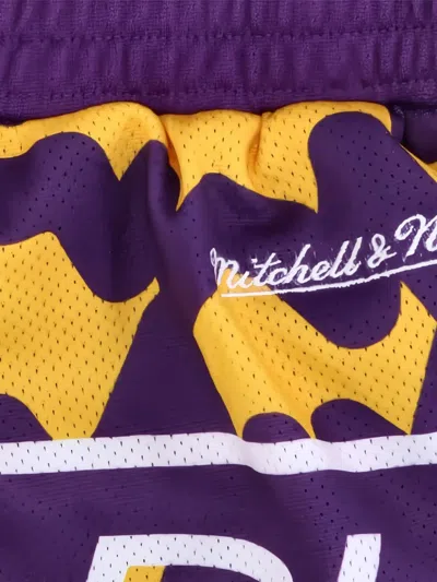 Mitchell & Ness Jumbotron 2.0 Sublimated "ncaa Lsu Tigers" Shorts In Multi