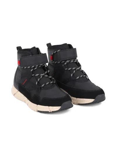 Hugo Boss Lace-up Boots In Black