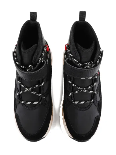 Hugo Boss Lace-up Boots In Black