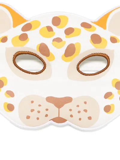 Petit Bateau Leopard-print Pyjamas In Yellow