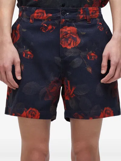 Osklen Floral-print Shorts In Multi