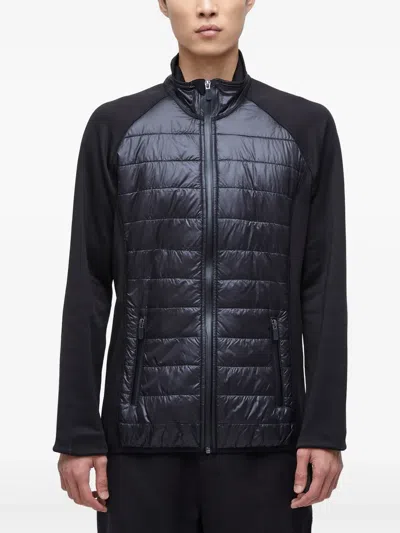 Osklen Quilted-panel Jacket In Black