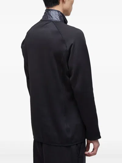 Osklen Quilted-panel Jacket In Black