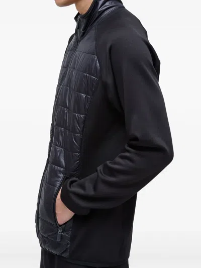 Osklen Quilted-panel Jacket In Black