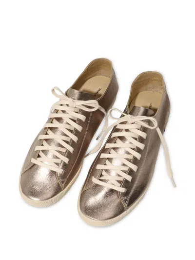 Osklen Arpoador Metallic Sneakers In Neutral