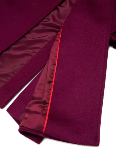 Max & Co Runaway Wool Coat In Red