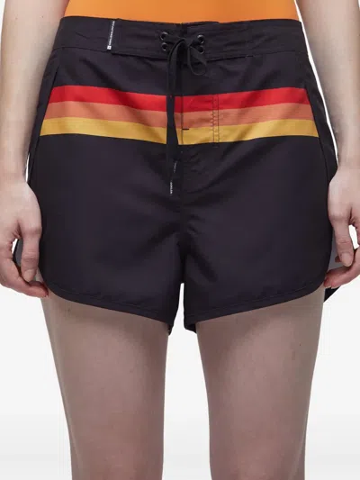 Osklen Striped Drawstring Shorts In Multi