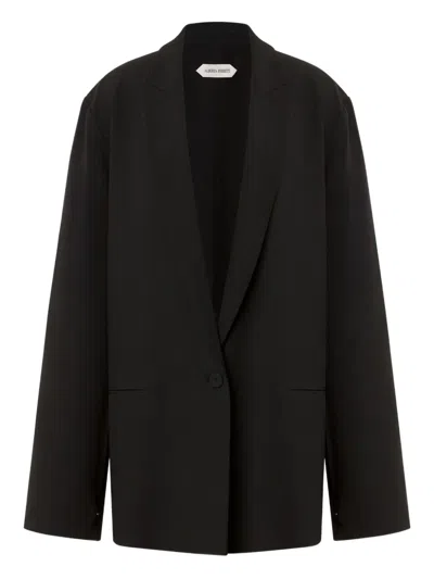Alberta Ferretti Tailored Suit Jacket And Wide-leg Trousers In Black