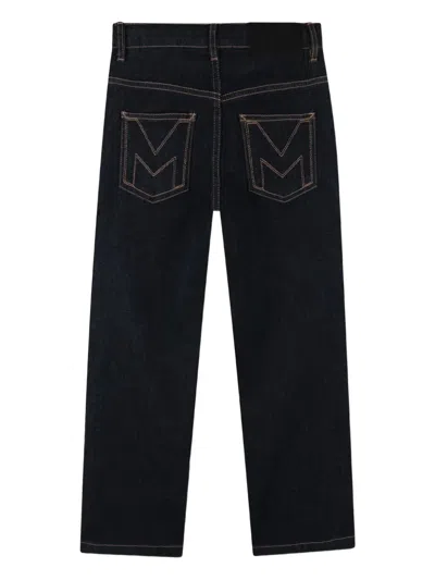 Marc Jacobs Embellished Denim Jeans In Black